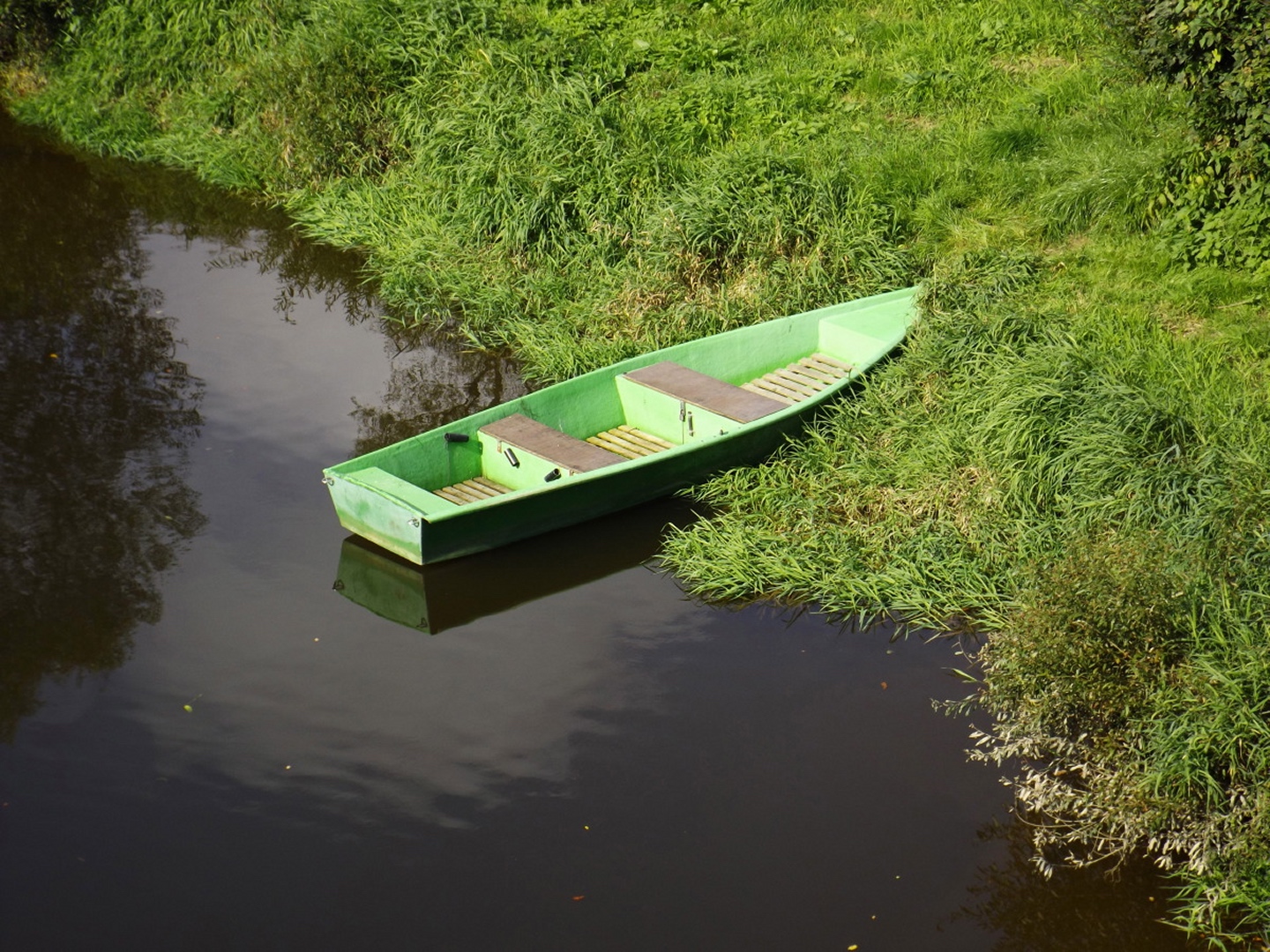 Das grüne Boot von Hirschling