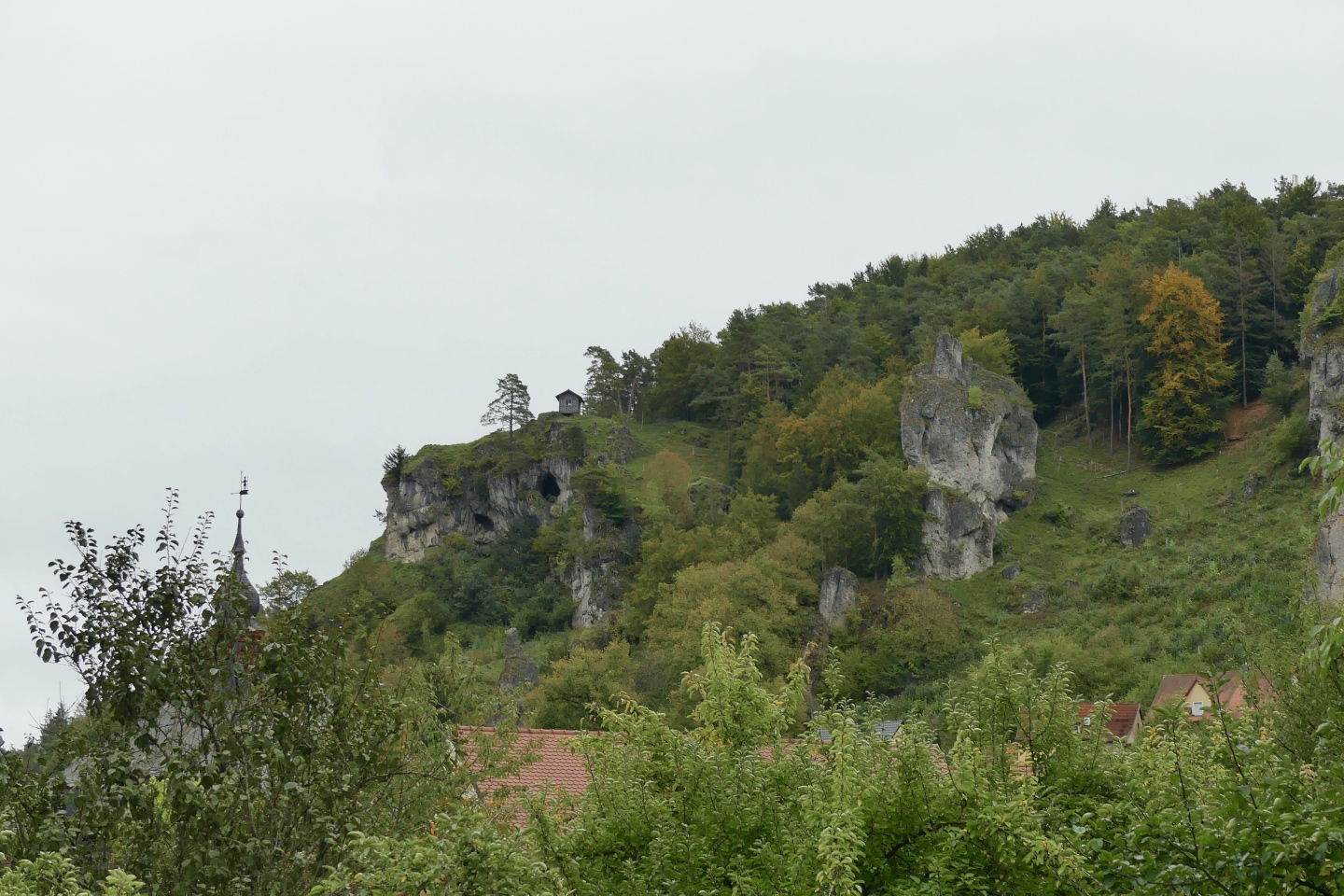 Aussichtshütterl oberhalb von Pottenstein