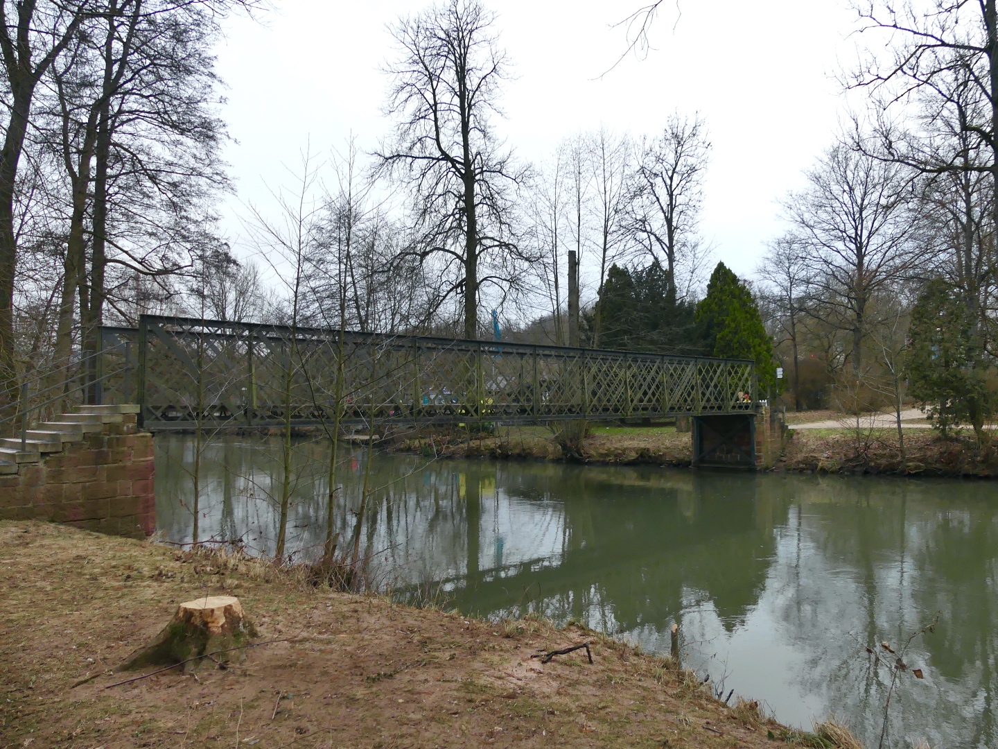 Saalebrücke zum Luitpoldpark